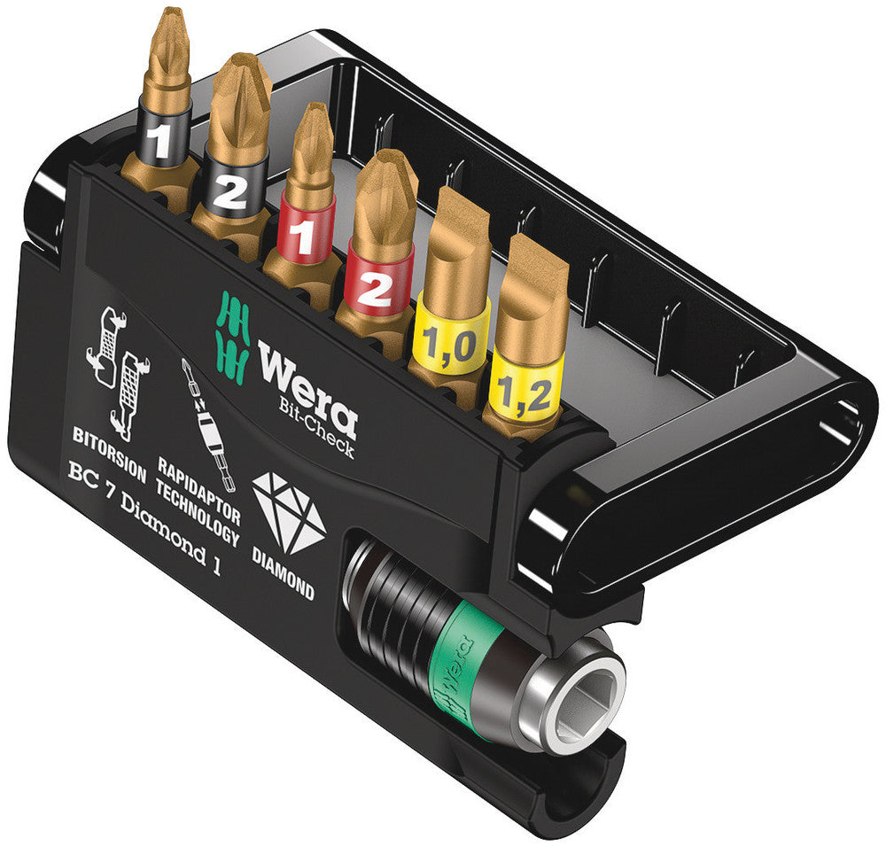 Wera bit-check 7 diamante 1