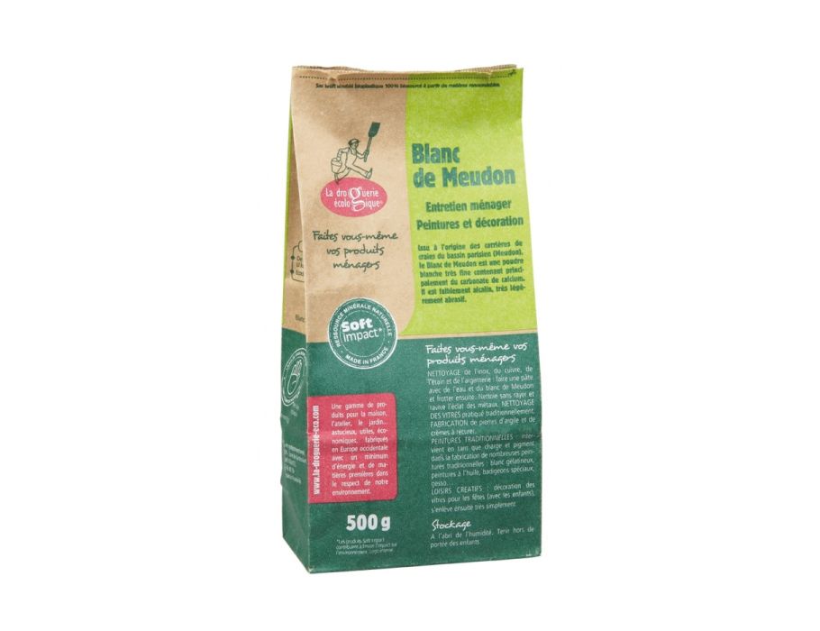 La droguerie ecologique witkalk blanc de meudon zilverpoets 500g