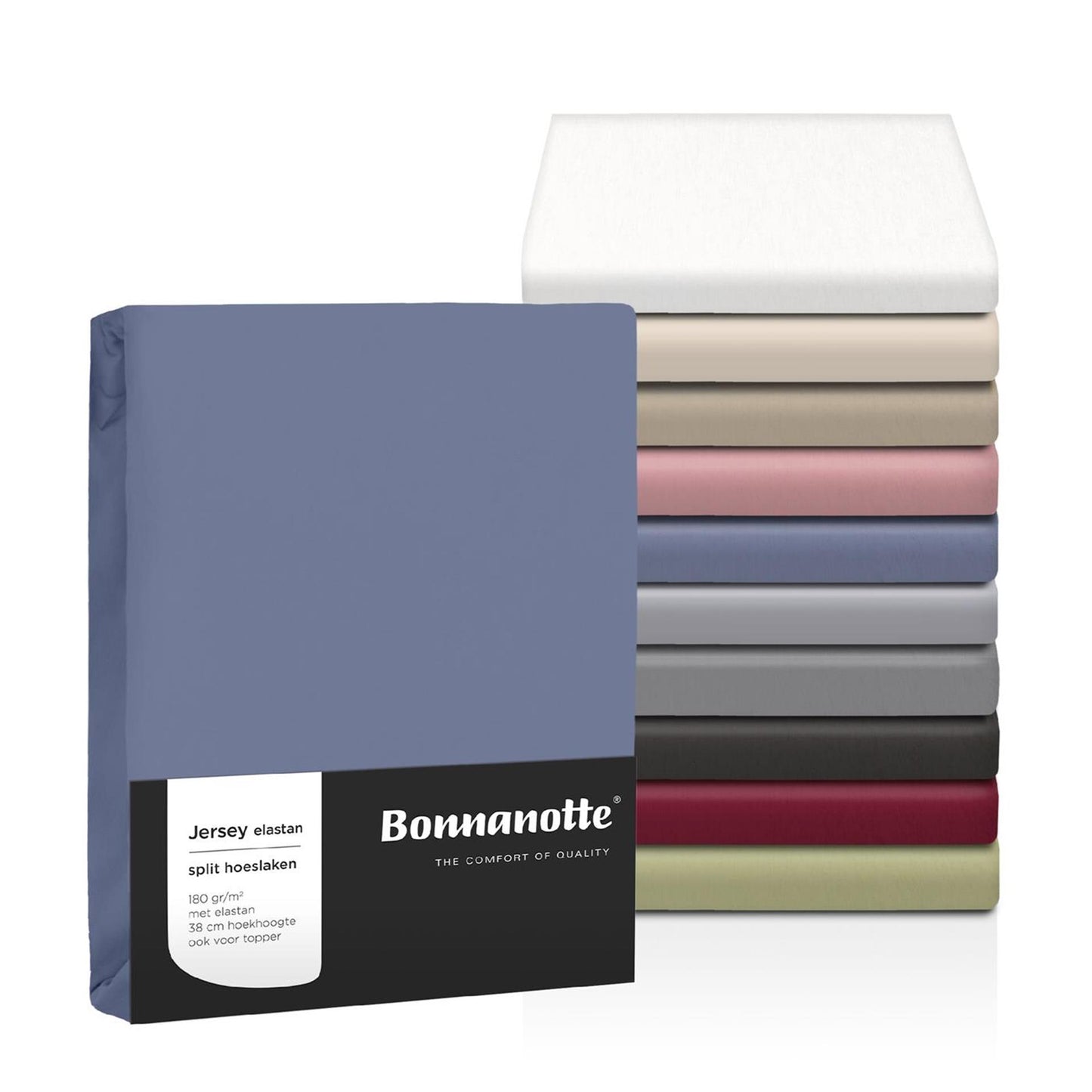 Bonnanotte lenzuolo con angoli jersey beige 90x200 cm