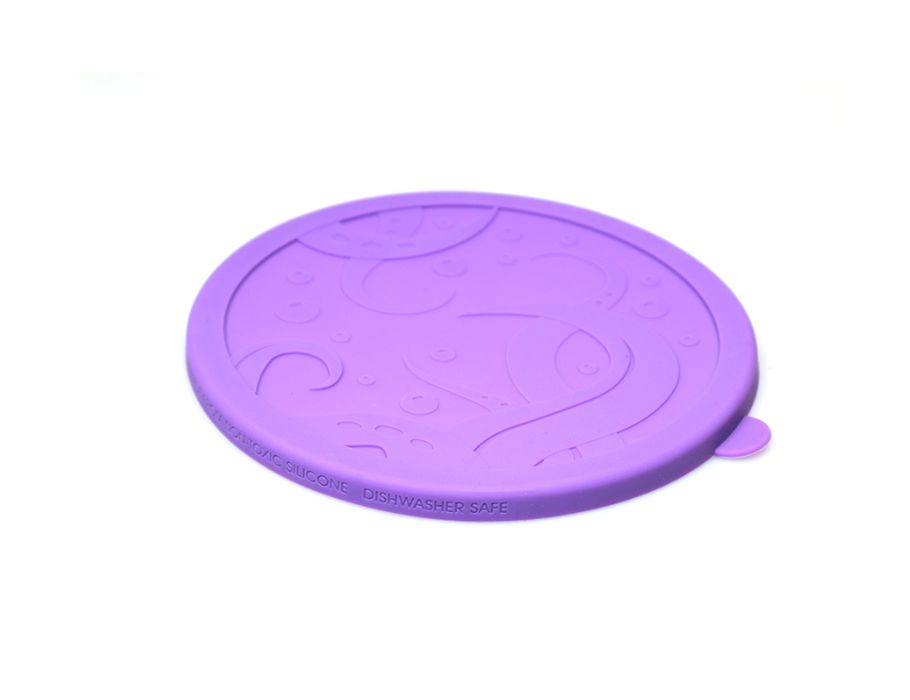 Coperchio di bento in acqua blu - guarnizione jumbo - viola