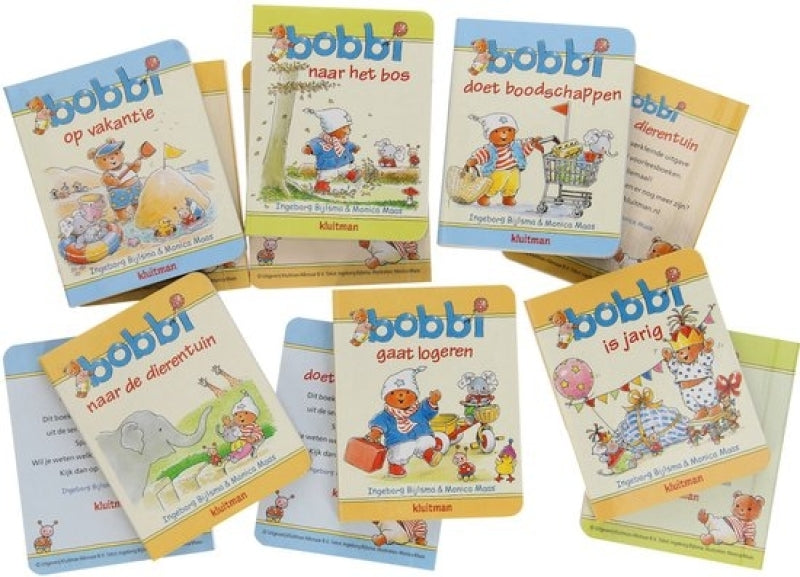 Editore Kluitman Bobbi Handdeelboekjes, 12st.