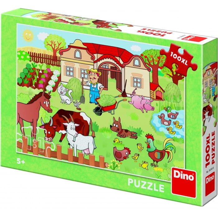 Animali puzzle in fattoria 100 xl pezzi