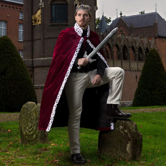 Boland Costum set majesteit unisex poliéster rojo único