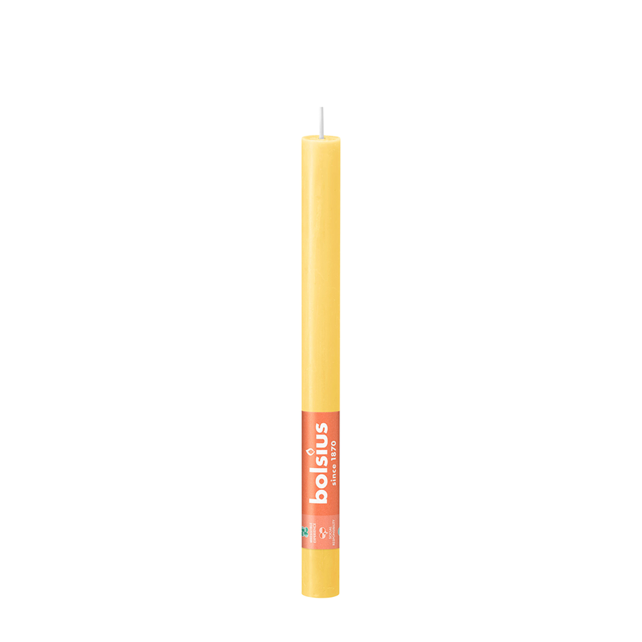 Bolsius cena velas solar rústica suela 27 cm