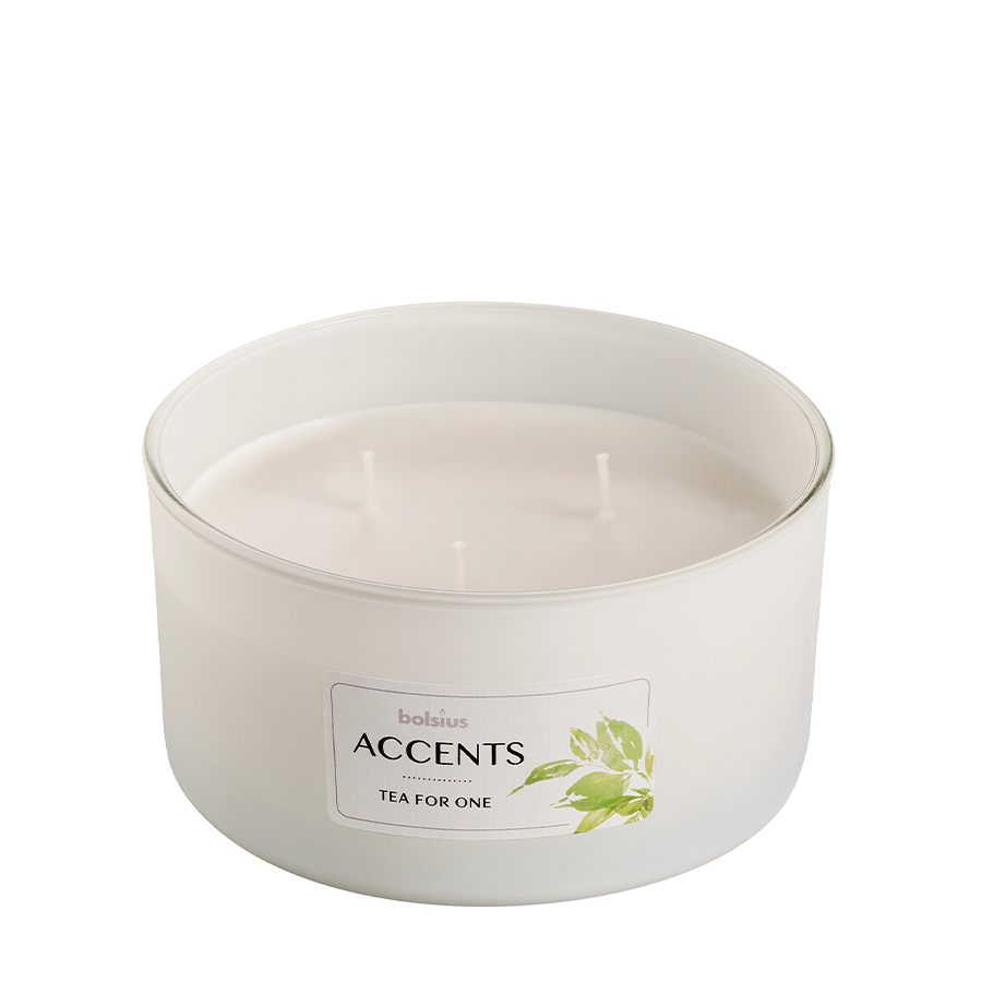 Bolsius geurglas accents multi lont tea for one 75 137mm