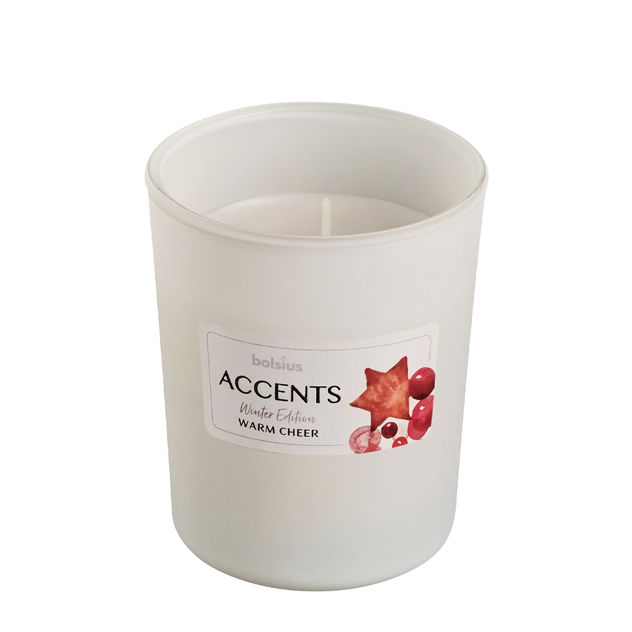 Bolsius geurglas accents warm cheer 92 76mm