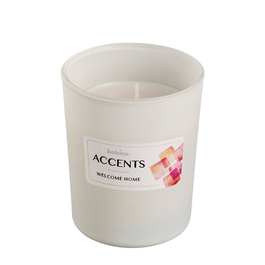 Bolsius geurglas accents welcome home 92 76mm