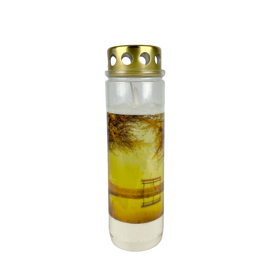 Pic bolsius memorial light otoño no.9 blanco con tapa