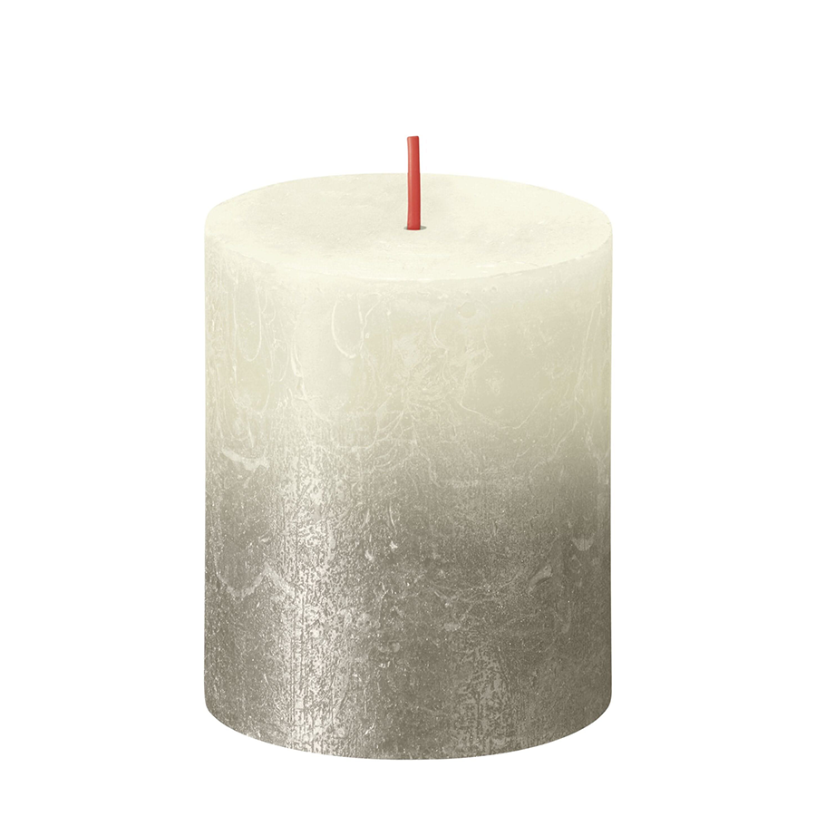 Bolsius Stub Candle Sunset Spoding Pearl Champagne 80x68 mm