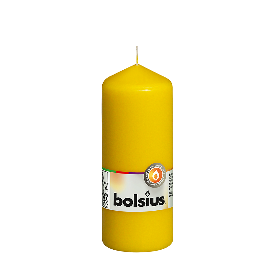Vela Abi bolsius amarilla 150 58mm
