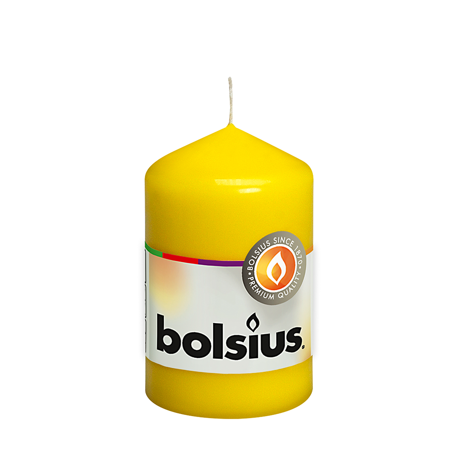 Vela bolsius amarilla 80 48mm