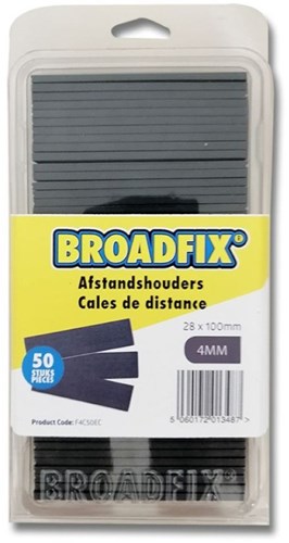 Spessori piatti Boradfix 100x28mm | 4 mm | 50 pezzi - f4c50ec
