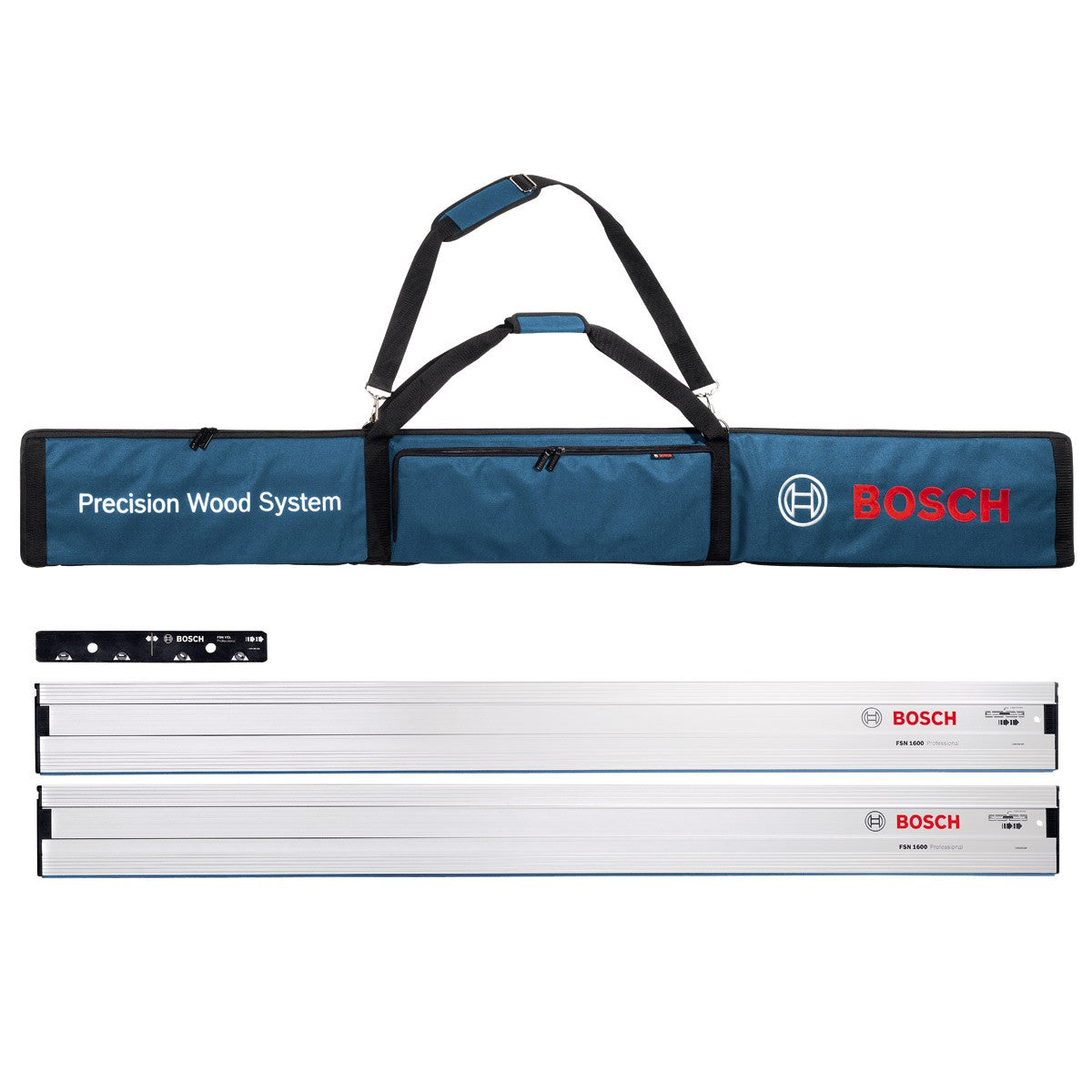 Borsa fsn blu Bosch + 2x guida fsn 1600 + raccordo lamiera fsn - 0615990ee8