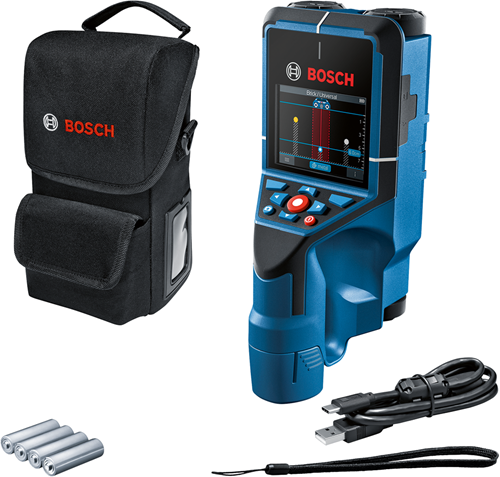 Scanner da parete blu Bosch d-tect 200 c professional | rilevatore - 0601081600