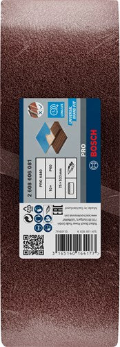 Accessori Bosch 10 pneumatici 75x533 x440, ideali per legno+vernice, k60 - 2608606081