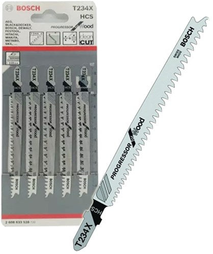 Lama per seghetto alternativo Bosch t234x (5pz)