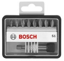 Bosch accessoires bitset | extra hard s1 | robustline | 9-delig | 2607002560 - 2607002560