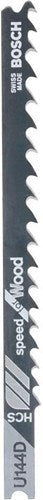 Bosch accesorios hoja de sierra de calar u 144 d velocidad para madera 3 piezas - 2608630568
