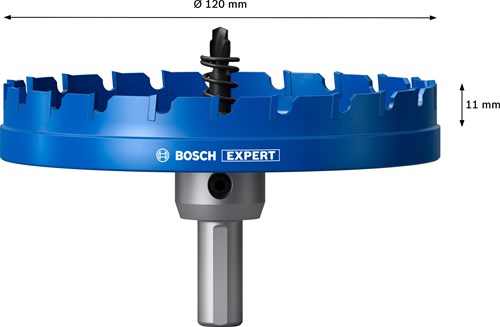 Bosch Accessories Expert sierra perforadora para chapa 120 mm - 2608901451