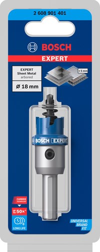 Accesorios Bosch experto en chapa | sierra perforadora | 18mm - 2608901401