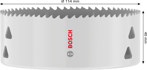 Accessori Bosch sega a tazza con filo per molteplici materiali | 114 x 40 mm - 2608594606