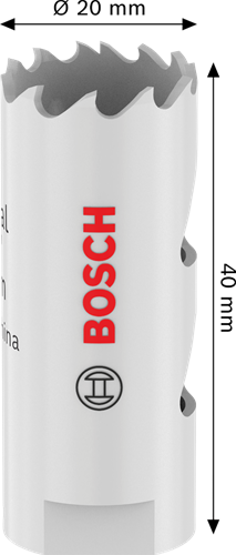 Accessori Bosch sega a tazza con filo per molteplici materiali | 20x40 mm - 2608594562
