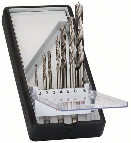 Accessori Bosch set di punte per legno | robustezza | esagono | 7 pezzi | 2607019923 - 2607019923