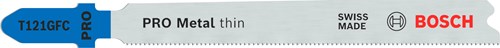 Lama per seghetto alternativo Bosch Accessories Pro Metal Thin T121GFC | 92 mm | 5 pezzi - 2608655104