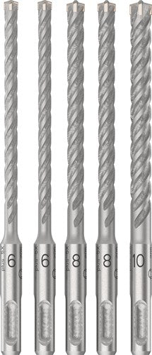 Accesorios Bosch pro sds plus-juego de brocas para taladro percutor 5x | 6 6 8 8 10 mm | 5 piezas - 2608833911