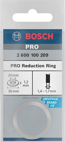 Accesorios Bosch anillo reductor para hojas de sierra circular 30 x 24 x 1,2 mm 1º - 2600100209