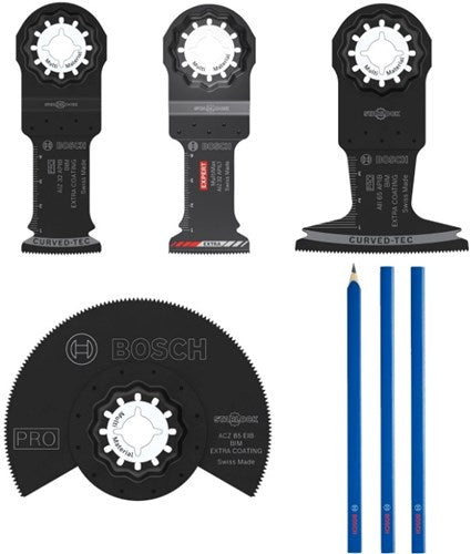 Accesorios Bosch cuchillas starlock | en caja mini l | + lápices - 061599766v