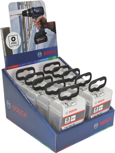 Accesorios bosch tictac 25x extra duro ph2 25mm - 2607002797