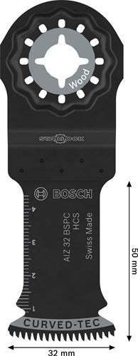 Accessori Bosch lama per sega per legno aiz 32 bspc | stella | 32x50 mm - 2608669246