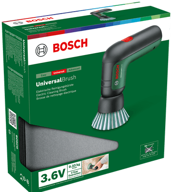 Cepillo de limpieza inalámbrico Bosch universalbrush verde | conjunto - 06033e0002