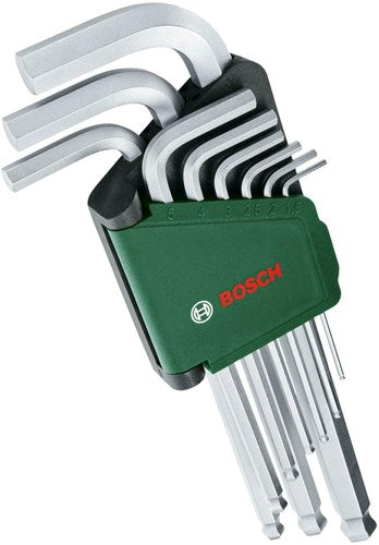 Set chiavi esagonali Bosch verdi 9 pezzi - 1600a02bx9