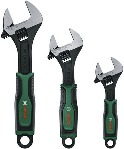 Set chiavi regolabili Bosch verdi | 3 pezzi (6 8 10 ) - 1600a039 ore