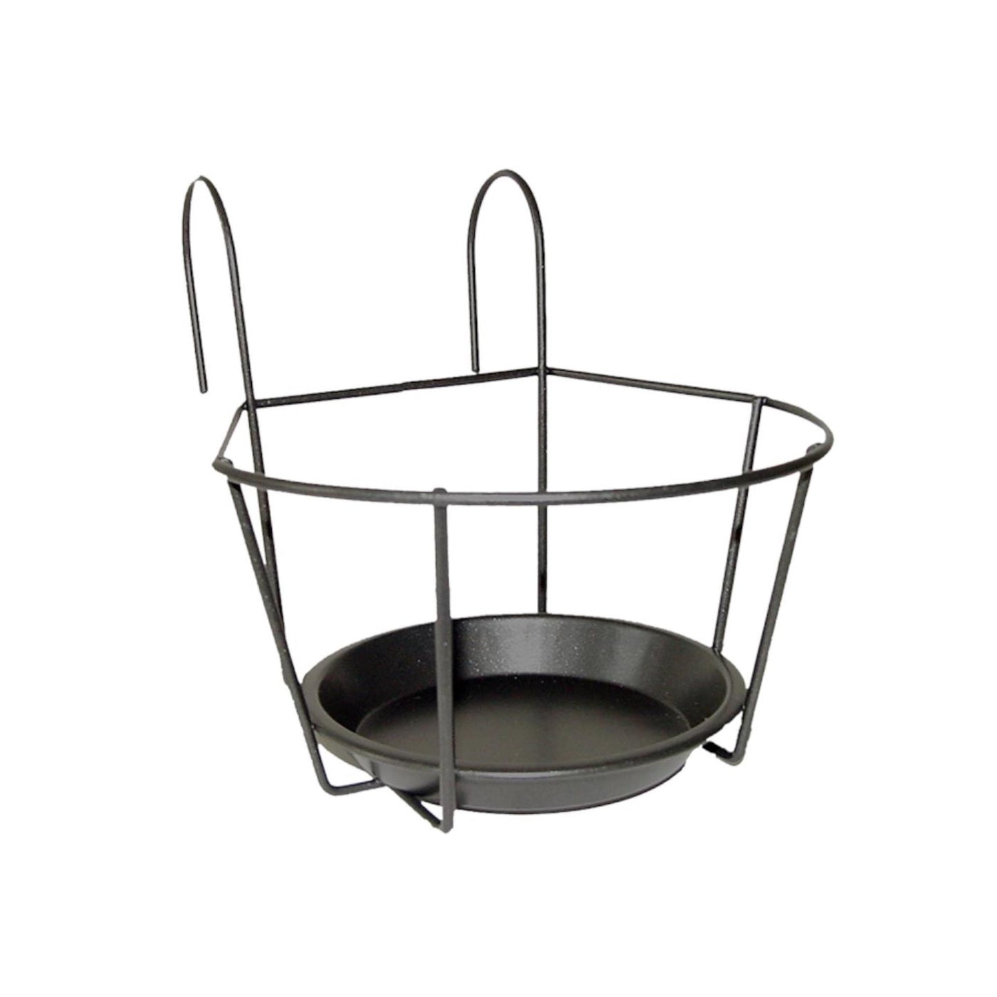 Esschert design colgador para macetas de balcón gris s