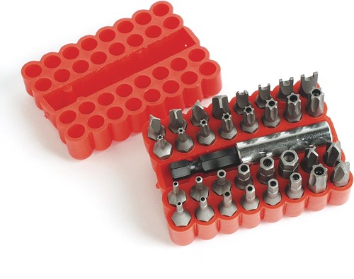 Set di punte Brüder Mannesmann in supporto 33 pezzi (hobby) - 297-33