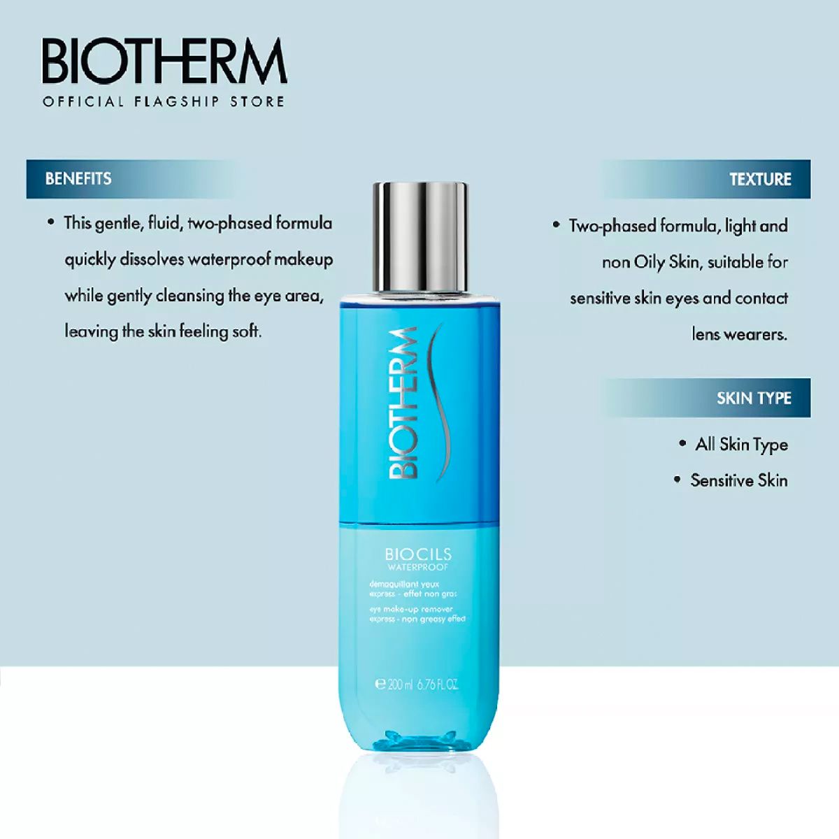 Biotherm Biotherm Imploage Make-Up Entferner Botella de 100 ml de damas