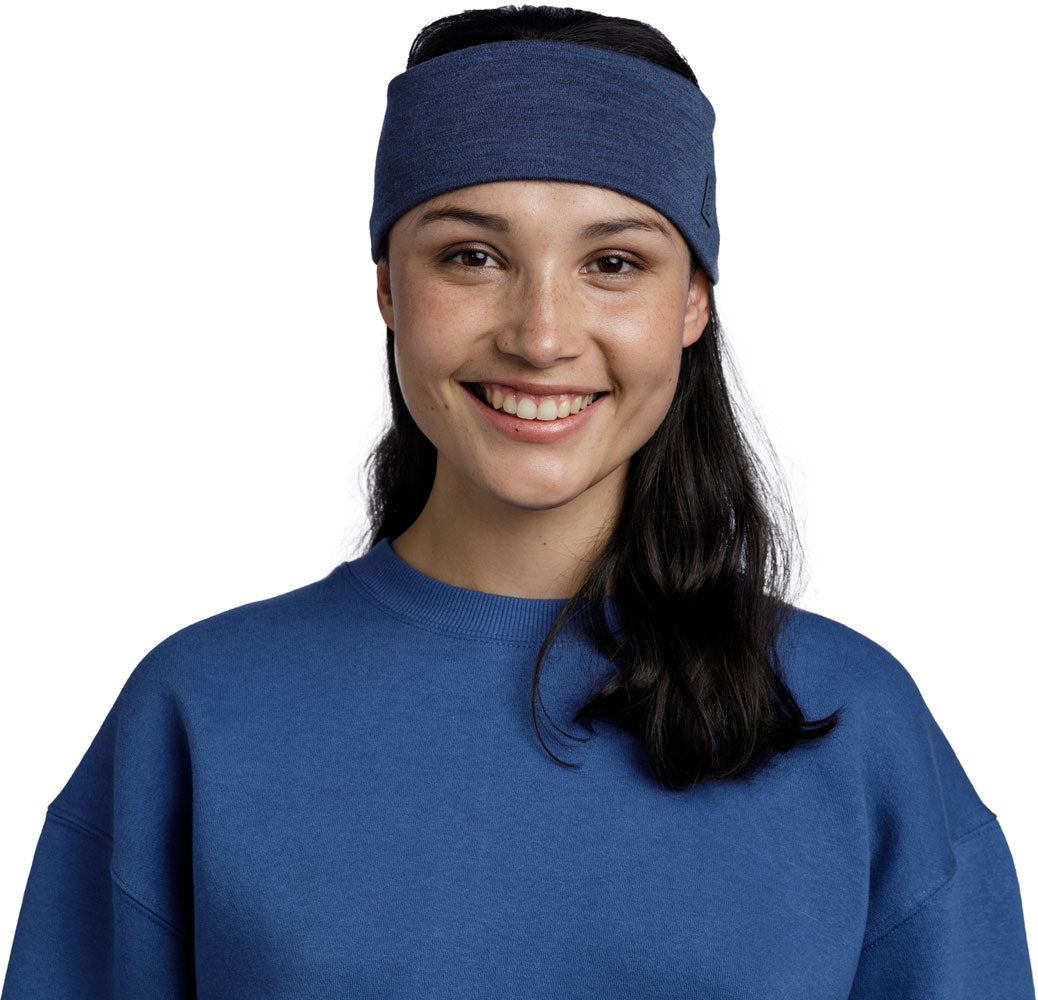 Buff lana merino larga - fascia per capelli