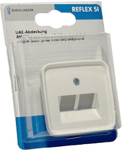 Placca bianca Busch Jaeger UTP doppia - 4695580