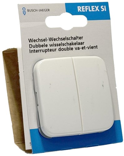 Busch jaeger interruptor de cambio blanco + balancín - 4695522