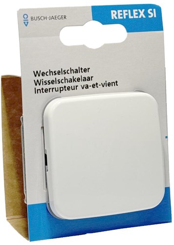 Busch jaeger interruptor de cambio blanco + balancín - 4695520