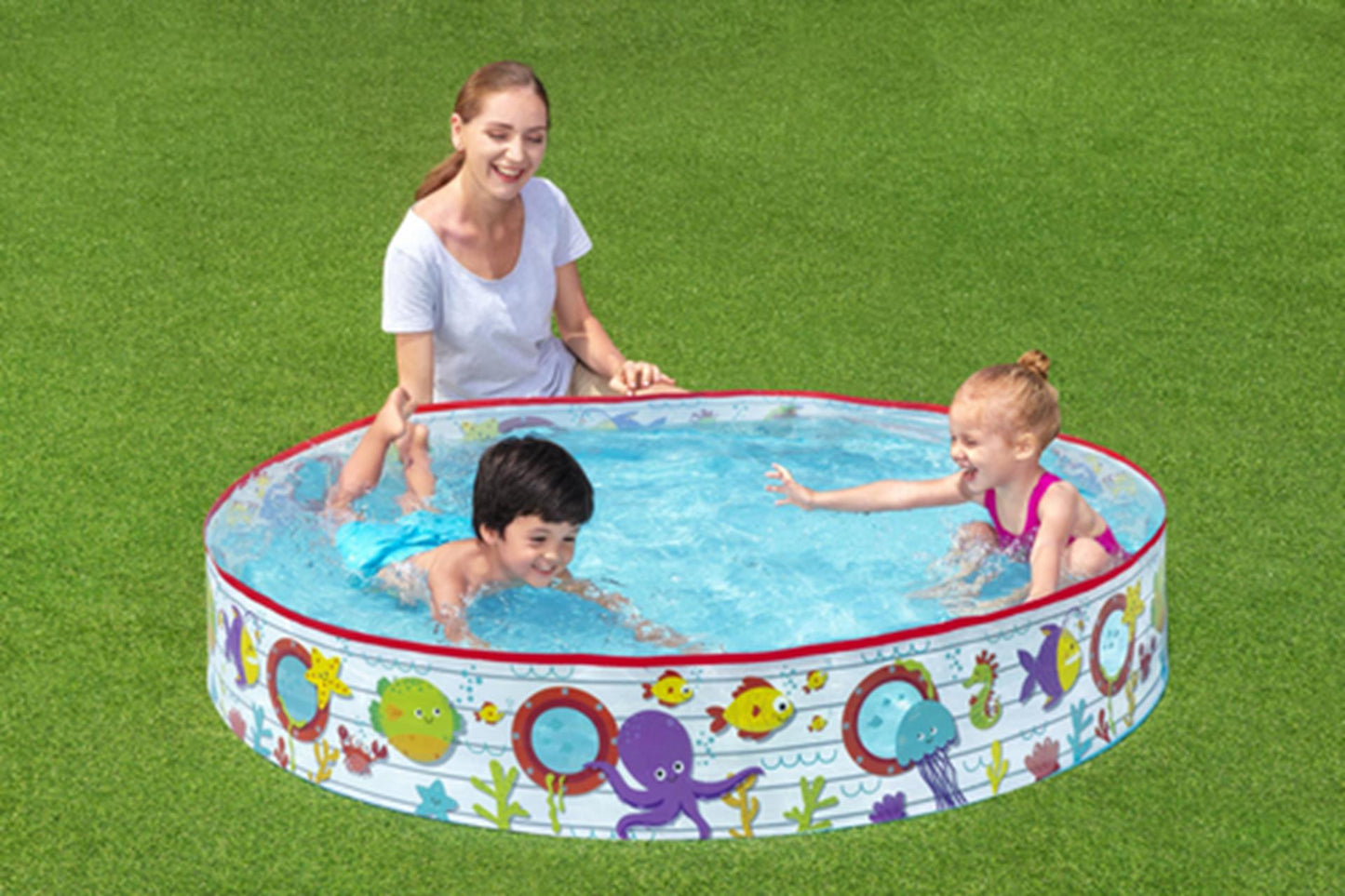 Juego de broches para piscina Bestway 152x25cm