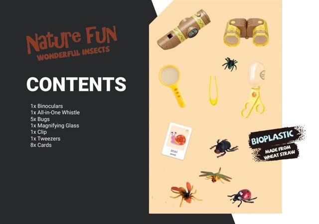 Set esploratore di insetti per bambini Byomic 18 pezzi