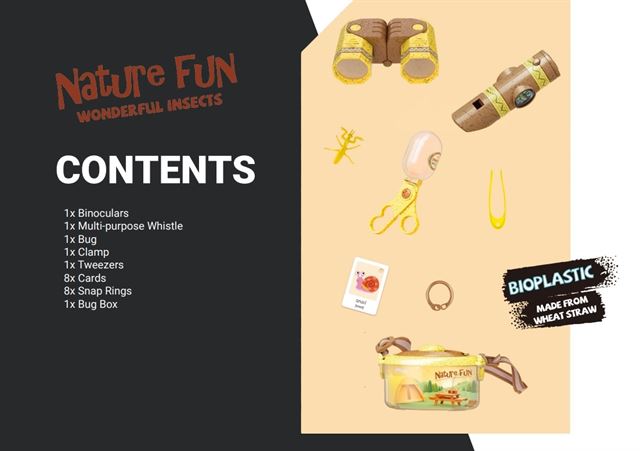 Byomic set explorador de insectos infantil 22 piezas