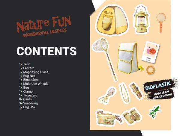 Set esploratore di insetti per bambini Byomic xl 21 pezzi