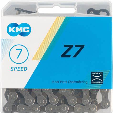 KMC Bicycle Chain Z7 - 6 7 Speed - Grey - 114 Links