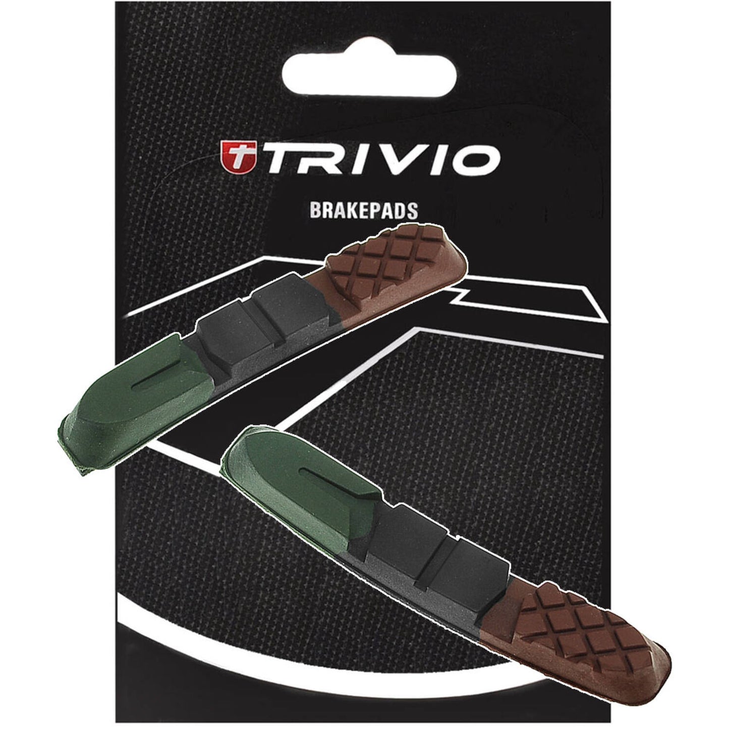 Trivio - set pastiglie freno mtb slide-in 955vcr 72mm tripla mescola