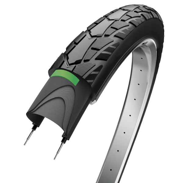 Edge Buitenband Performance Protect -Velocidad Pedelec 28 x 1.75 47-622 -Black con reflexión